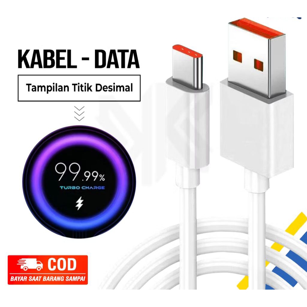 Kabel data Tipe C cas hp USB charger android