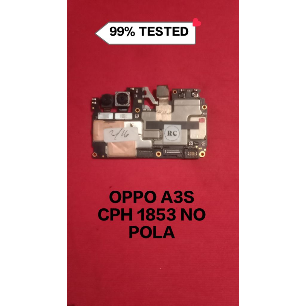 MESIN HP OPPO A3S CPH 1853 (MESIN ONLY) NORMAL NO POLA ORIGINAL DAN 99%TESTED