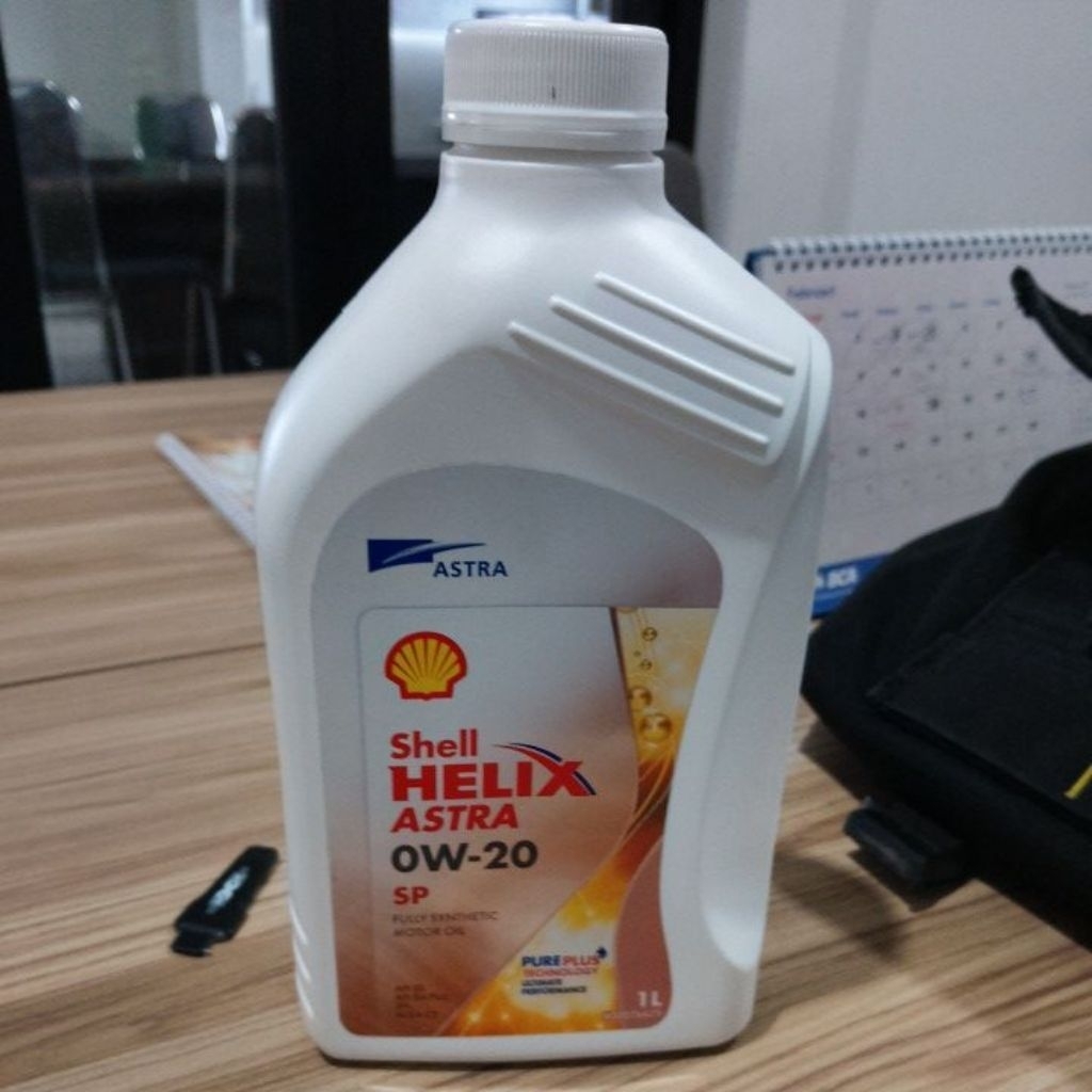 Shell Helix Astra 0W-20 1 Liter Baru Segel