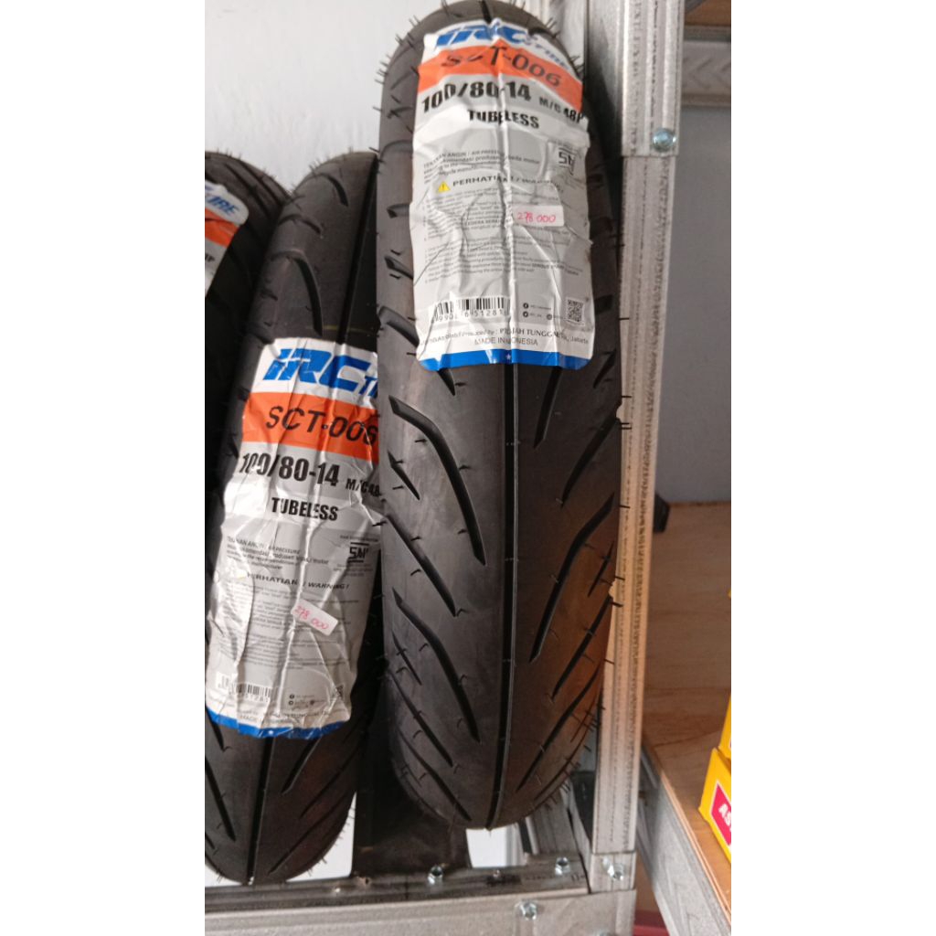 Ban IRC 100/80-14 SCT-006