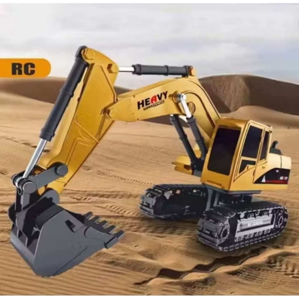 Mainan Anak RC Ekskavator Truck Remote Control / Truck Excavator Toys Remote Control Truk Beko RC