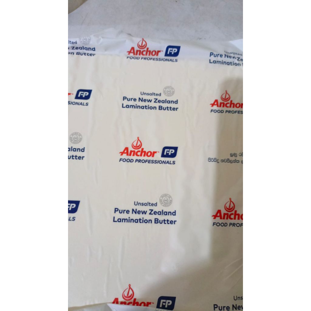 anchor unsalted butter sheet 1kg