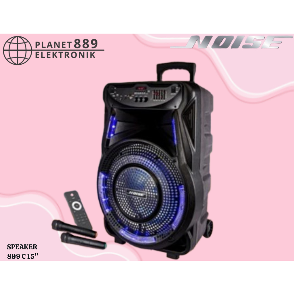 NOISE Speaker Bluetooth 899 C Portable Karaoke Speaker Wireless 15 Inch