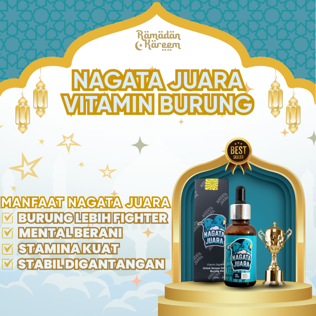 NAGATA JUARA | Vitamin Burung Nagata Juara Buat Burung Anda Gacor Full Isian Dengan Nagata Juara