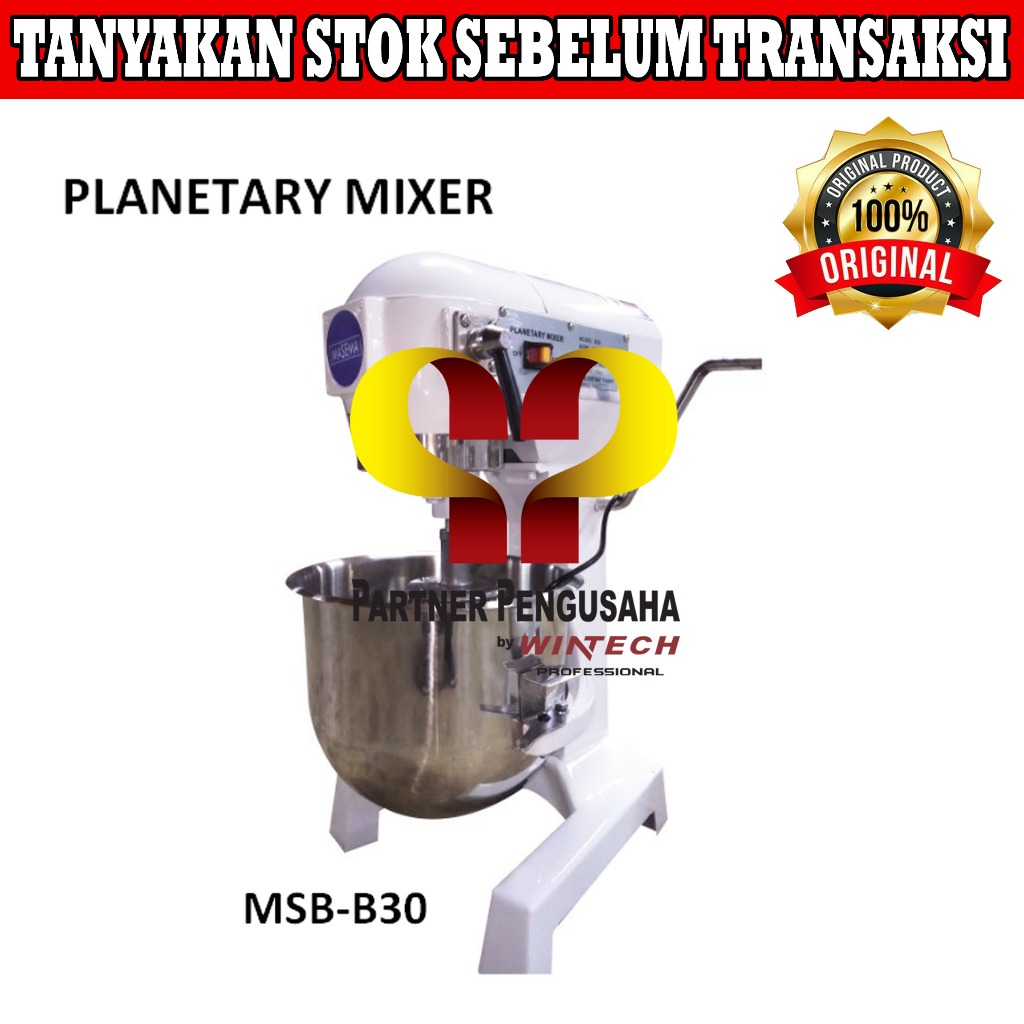 MASEMA MSB-B30 PLANETARY MIXER / MIXER ADONAN KUE DAN ROTI
