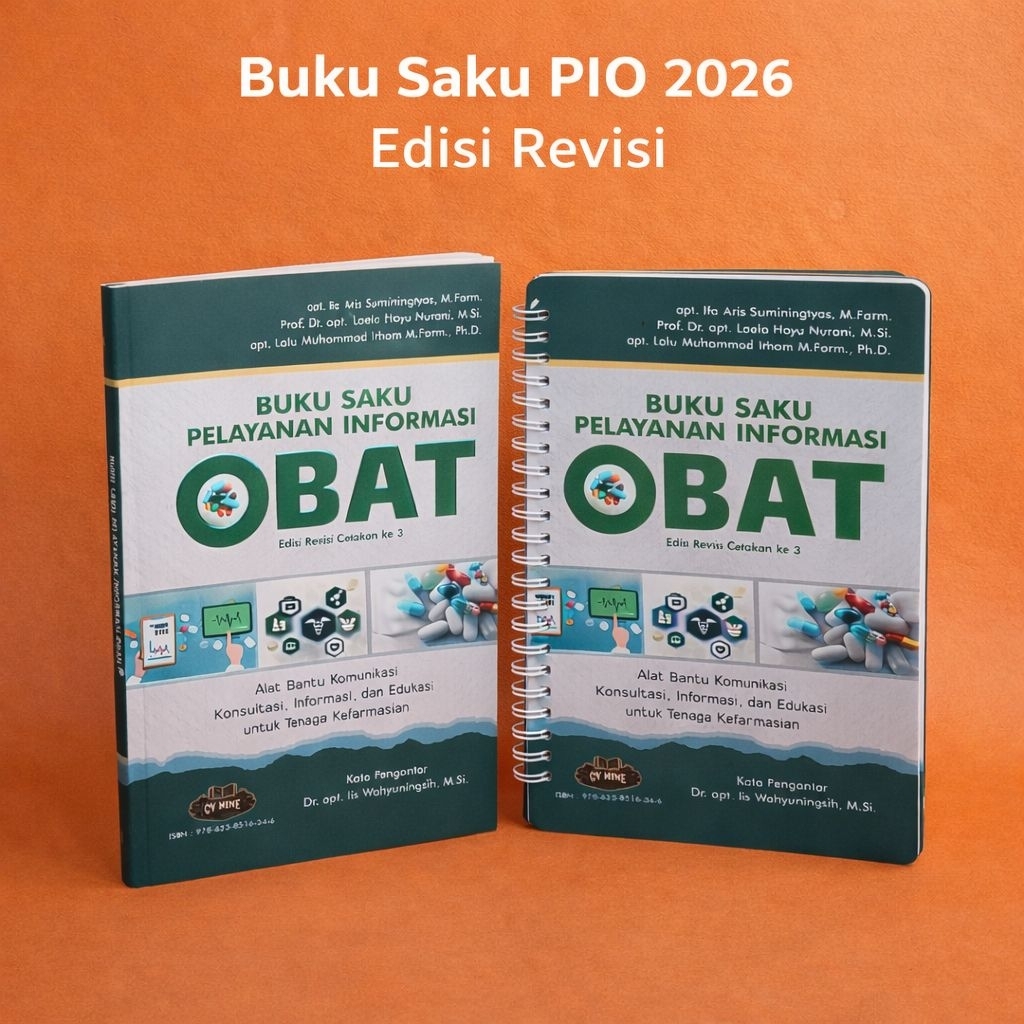 Buku Saku PIO Farmasi - Buku Saku Pelayanan Informasi Obat Apoteker - Media Edukasi Informasi Obat