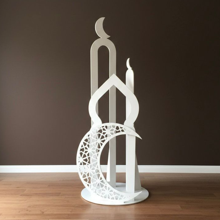 standing mihrab mushola dekorasi mihrab ramadhan hiasan mihrab