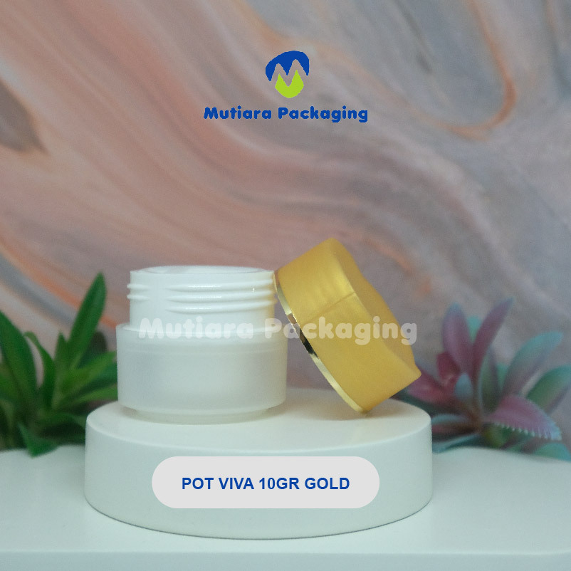 POT VIVA 10GR GOLD - POT CREAM 10GR GOLD - POT KOSMETIK 10GR