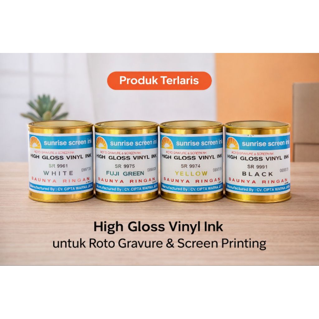 Cat Sablon SUNRISE PVC 200 Gram