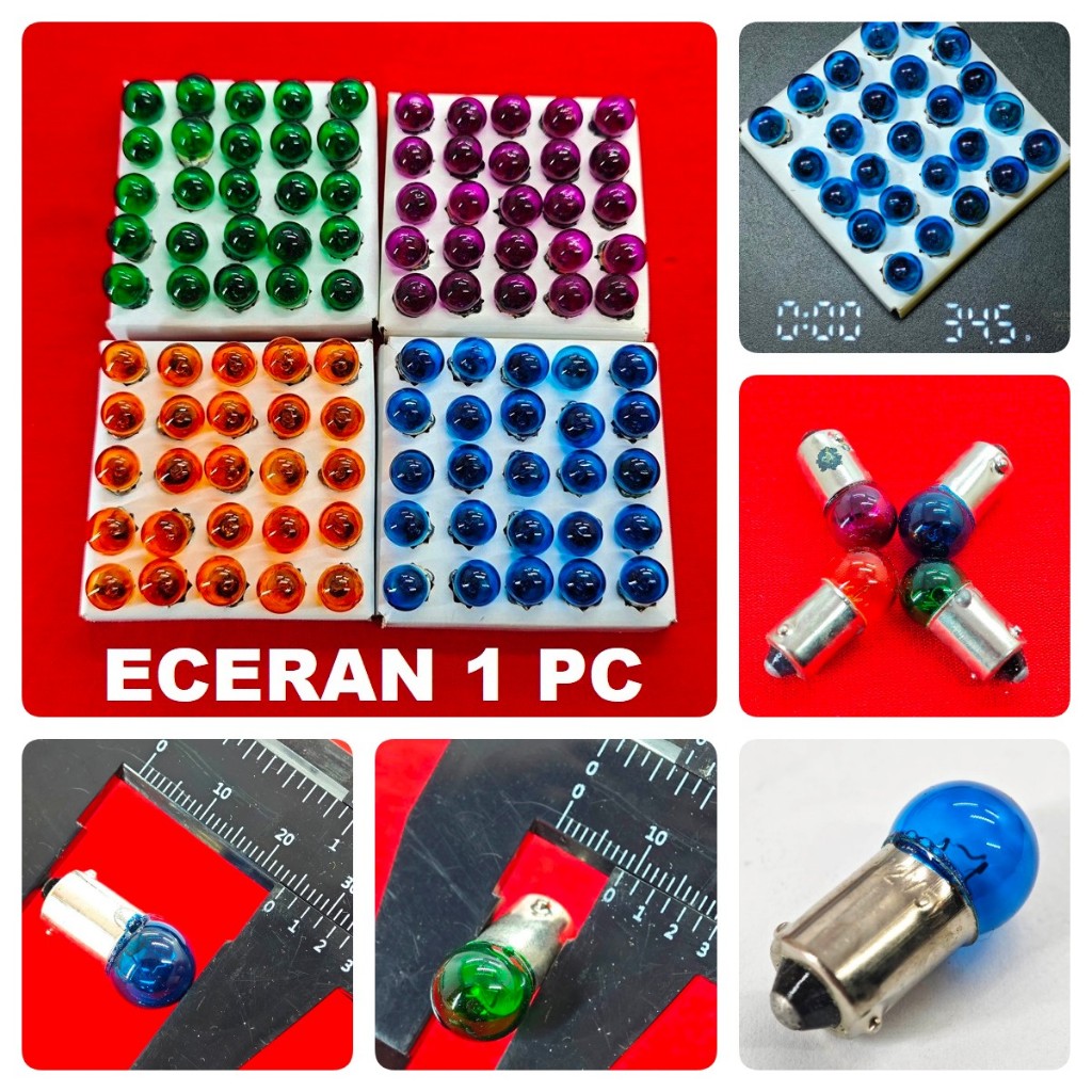 BOHLAM ENGKEL KECIL KONTROL SEIN WARNA orange hijau biru ungu putih gl alfa  universal motor 12v 12 