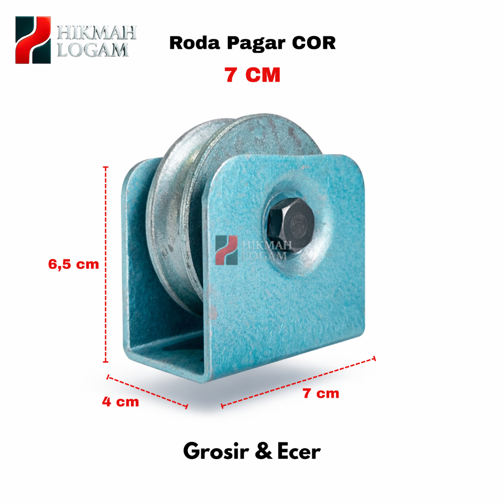 GROSIR - Roda Pagar COR 7 cm | roda pintu gerbang
