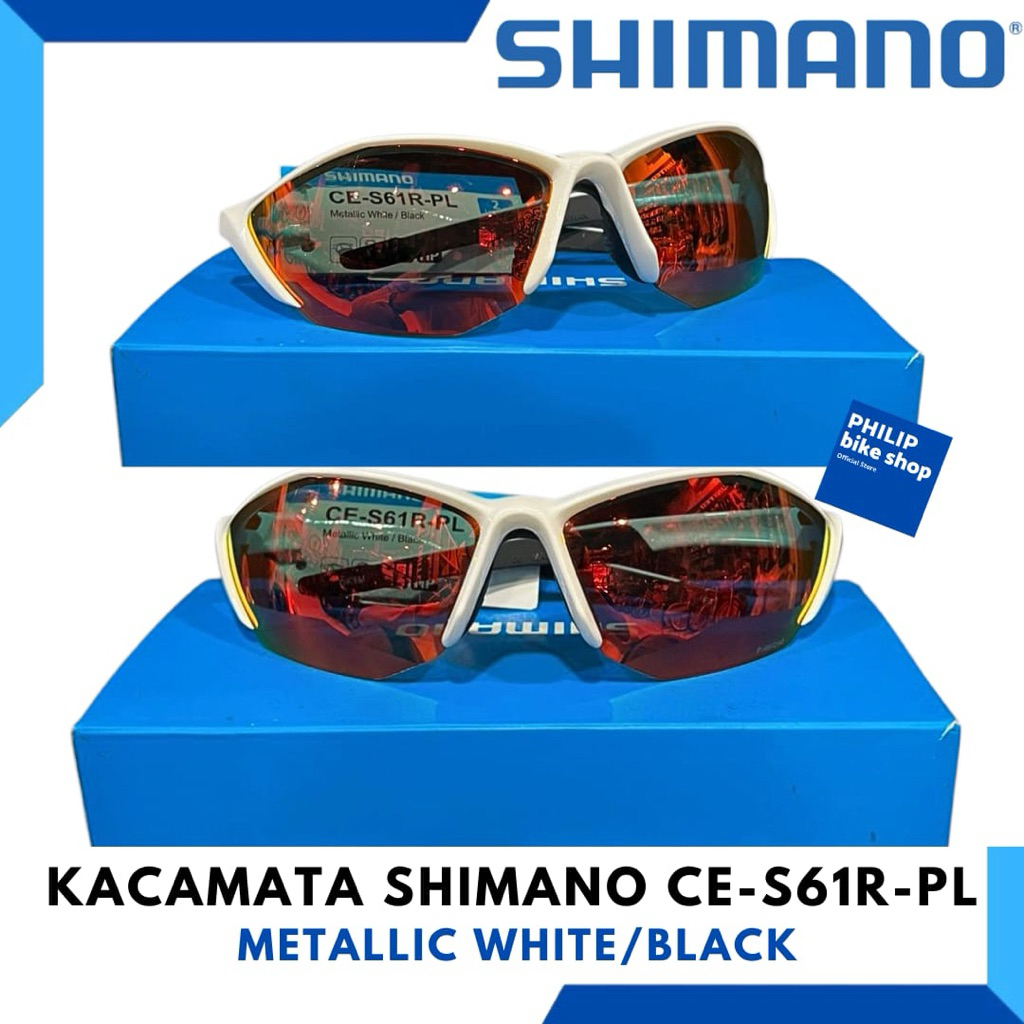 Kacamata Sepeda Shimano CE-S61R Polarized Eyewear Shimano Bike Cycling New