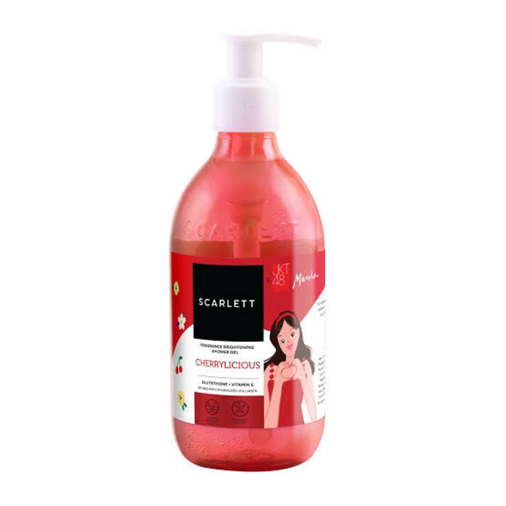 Scarlett Whitening New Fragrance Brightening Shower Gel Body Wash Sabun Mandi Cair Bright Mood Boost
