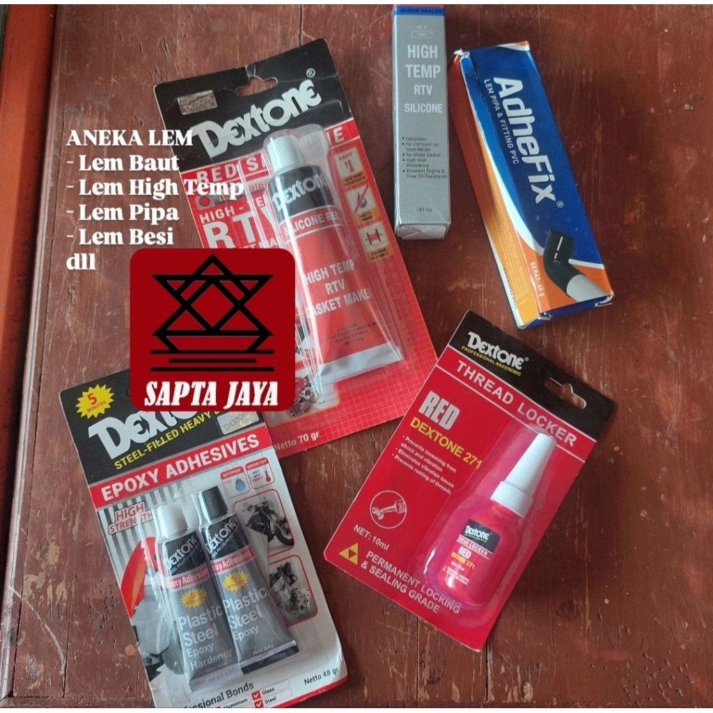 ANEKA LEM / SILICONE / LEM SILIKON / LEM BESI / LEM PIPA PVC / LEM SETAN dll