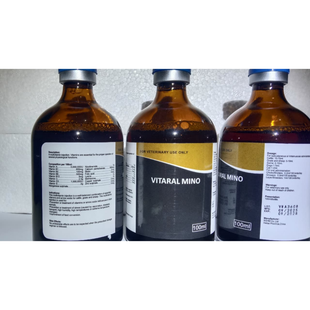 Vitaral Mino Kemasan 100ml inj