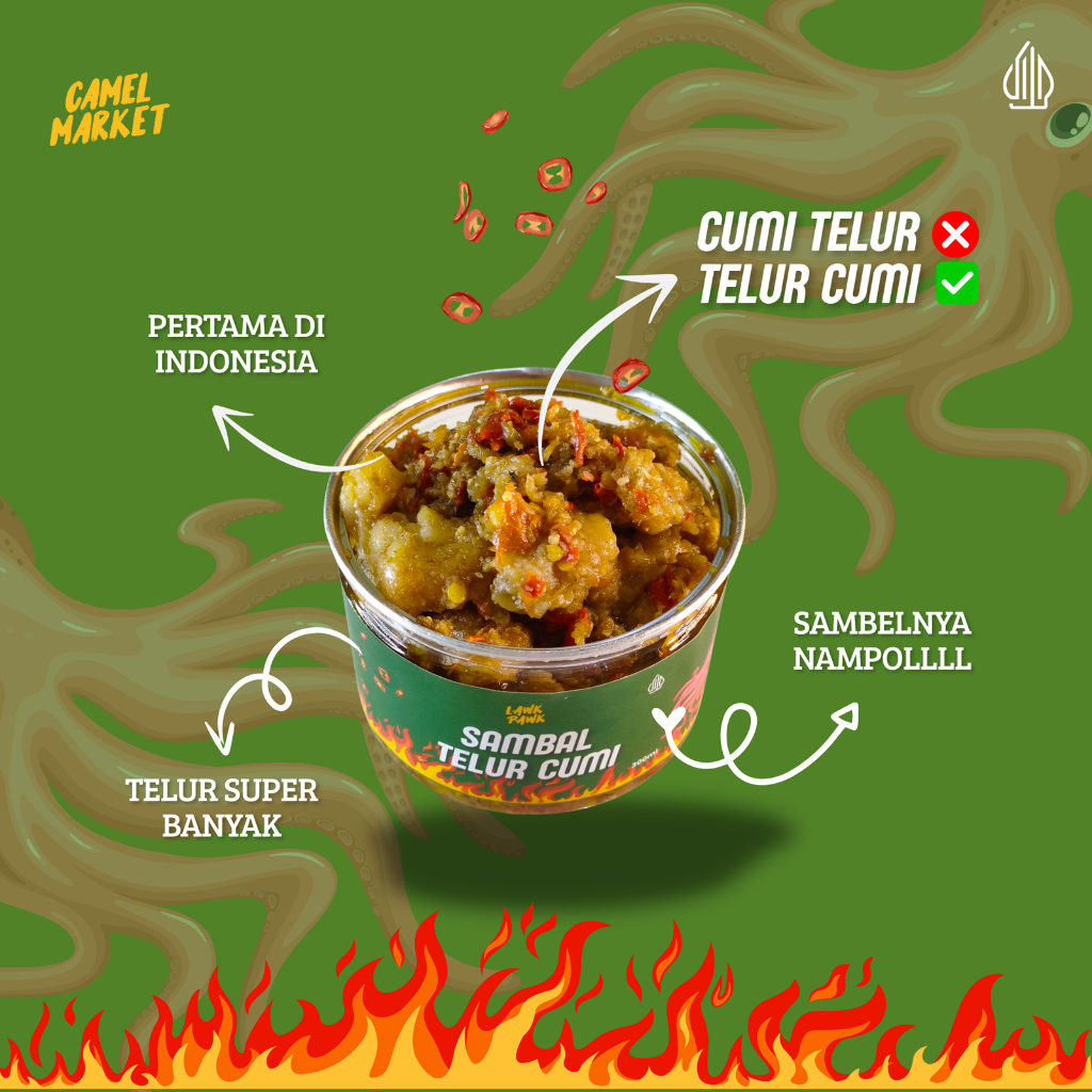 SAMBAL TELUR CUMI, TELUR IKAN, TELUR KEPITING, TELUR GURITA, TELUR URITAN AYAM
