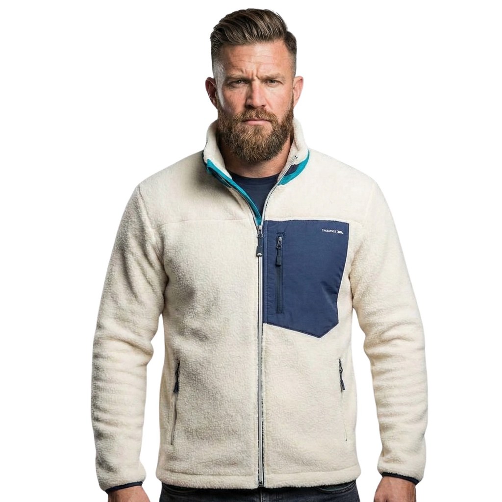 Jaket Sweater Tebal Pria Original Premium Pakaian Branded Sisa Ekspor Fleece Jacket - Winter Warmth 