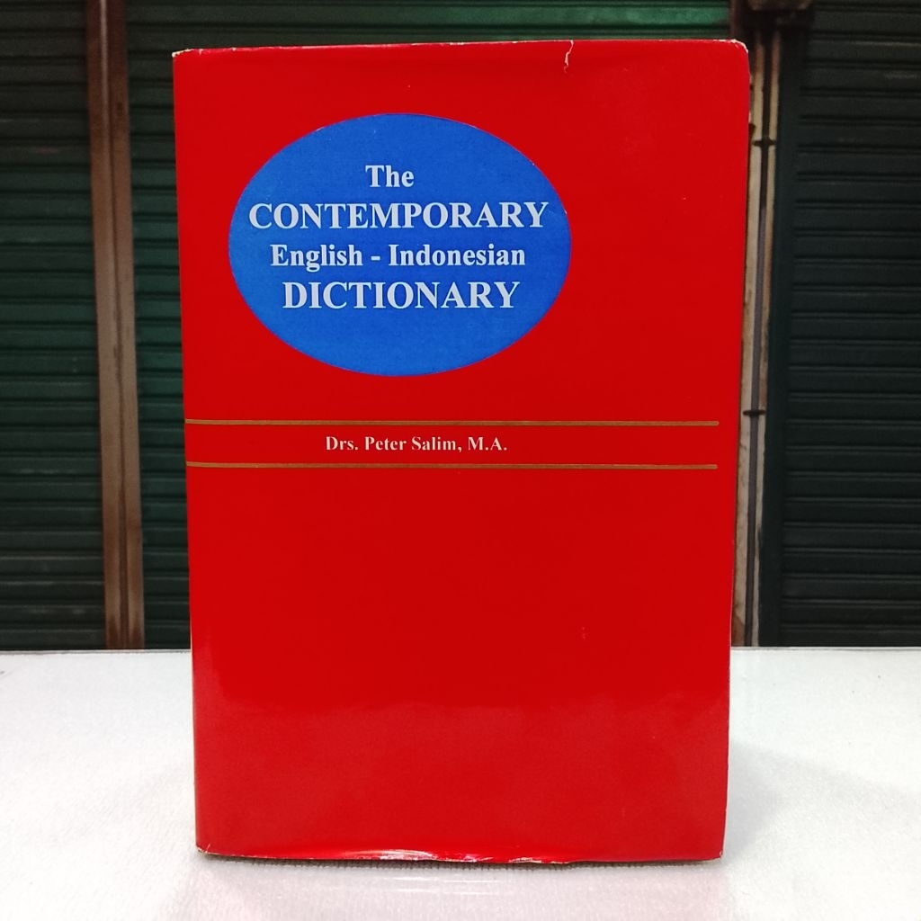Buku Asli The Contemporary English-Indonesian Dictionary,Drs Peter Salim