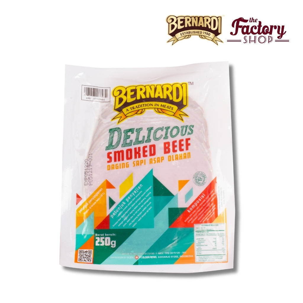 BERNARDI DELICIOUS SMOKED BEEF 250G (9914250105)