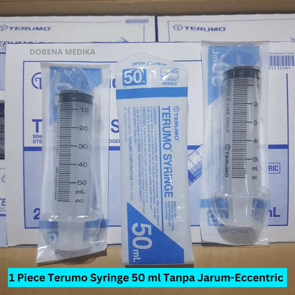 Terumo Syringe 50 ml cc / Spuit 50ml / Suntikan 50cc Eccentric