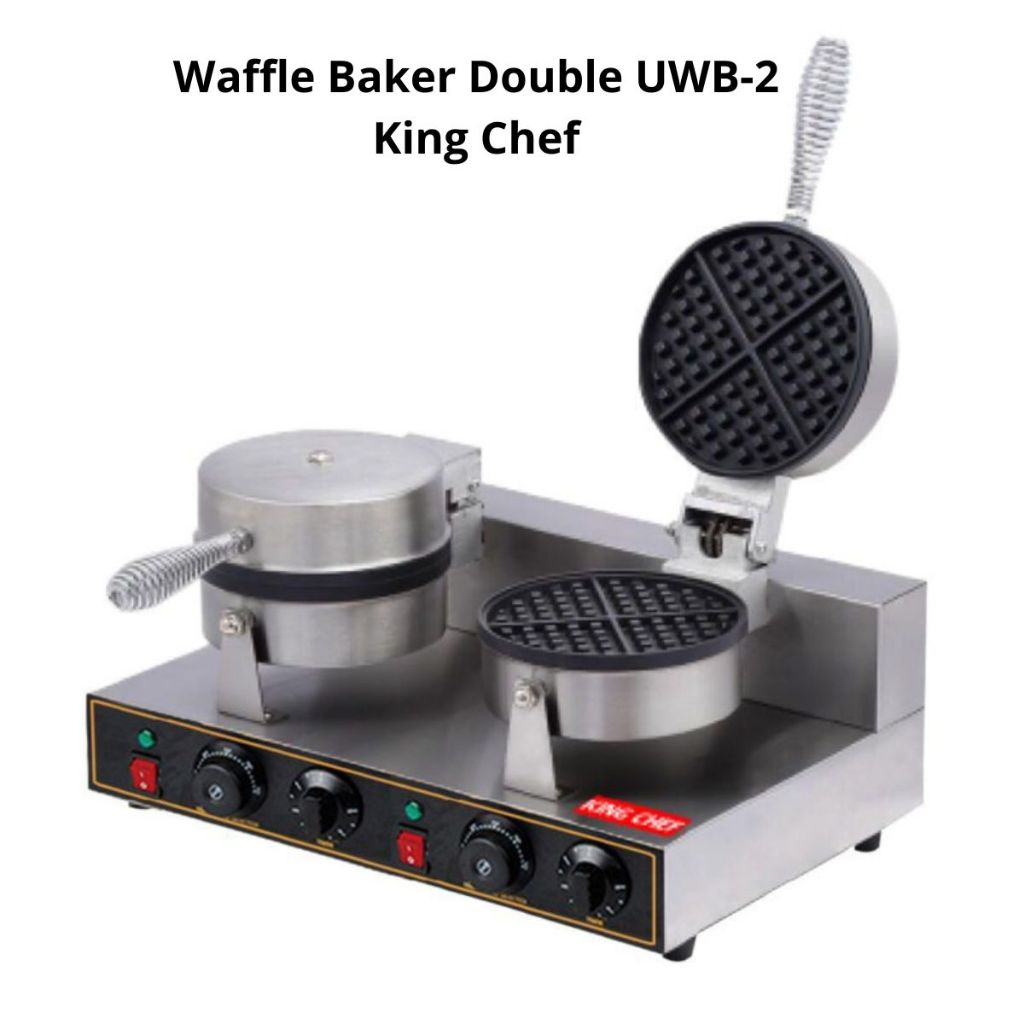 king chef UWB-2 Mesin Pembuat Waffle Ganda