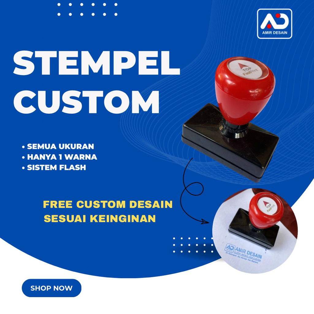 stempel sekolah / stempel flash / stempel custom / stempel nilai / stempel guru