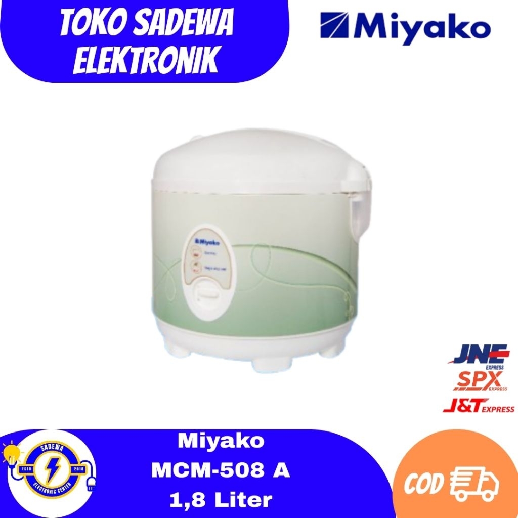 Rice Cooker Miyako MCM 508 Green Line - 1,8 Liter