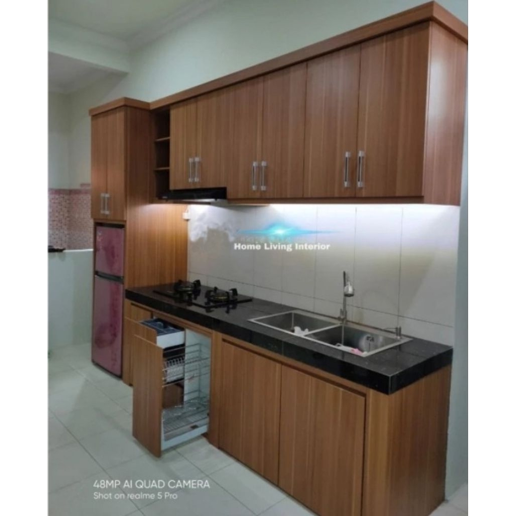 Kitchen Set - Lemari Dapur Serbaguna Bahan Multiplek Lapis HPL