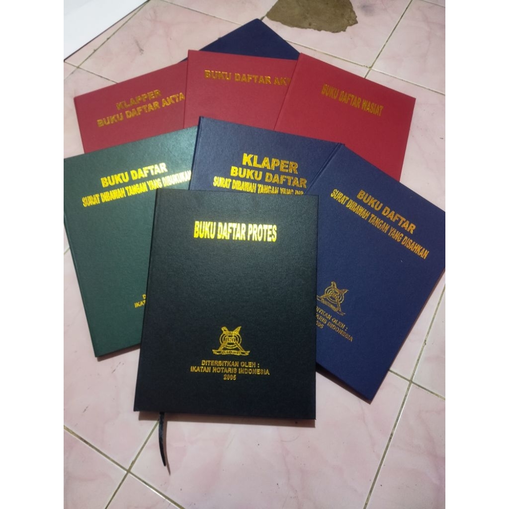 Buku Protokol Notaris / Buku Wajib Notaris isi 7 Buku