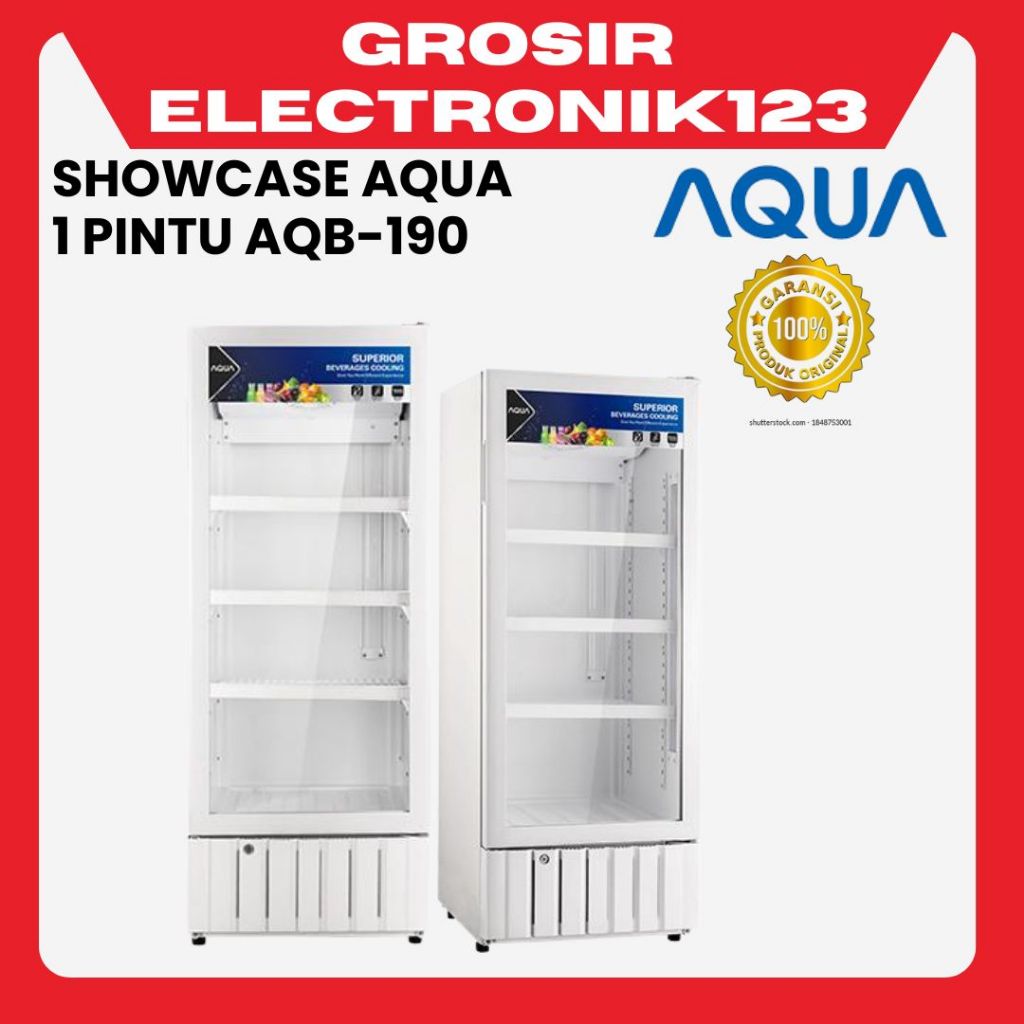 AQUA Showcase Display Cooler 190 Liter AQB-190 AQB 190