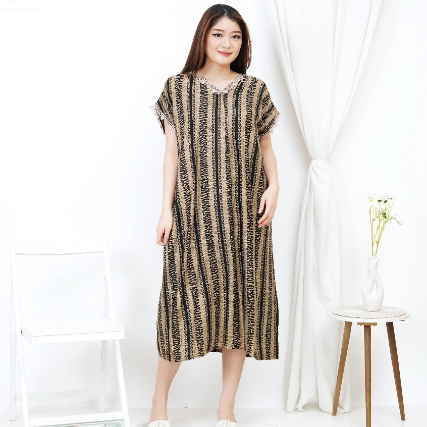 Daster Rayon jumbo busui kekinian ld 110 - 130