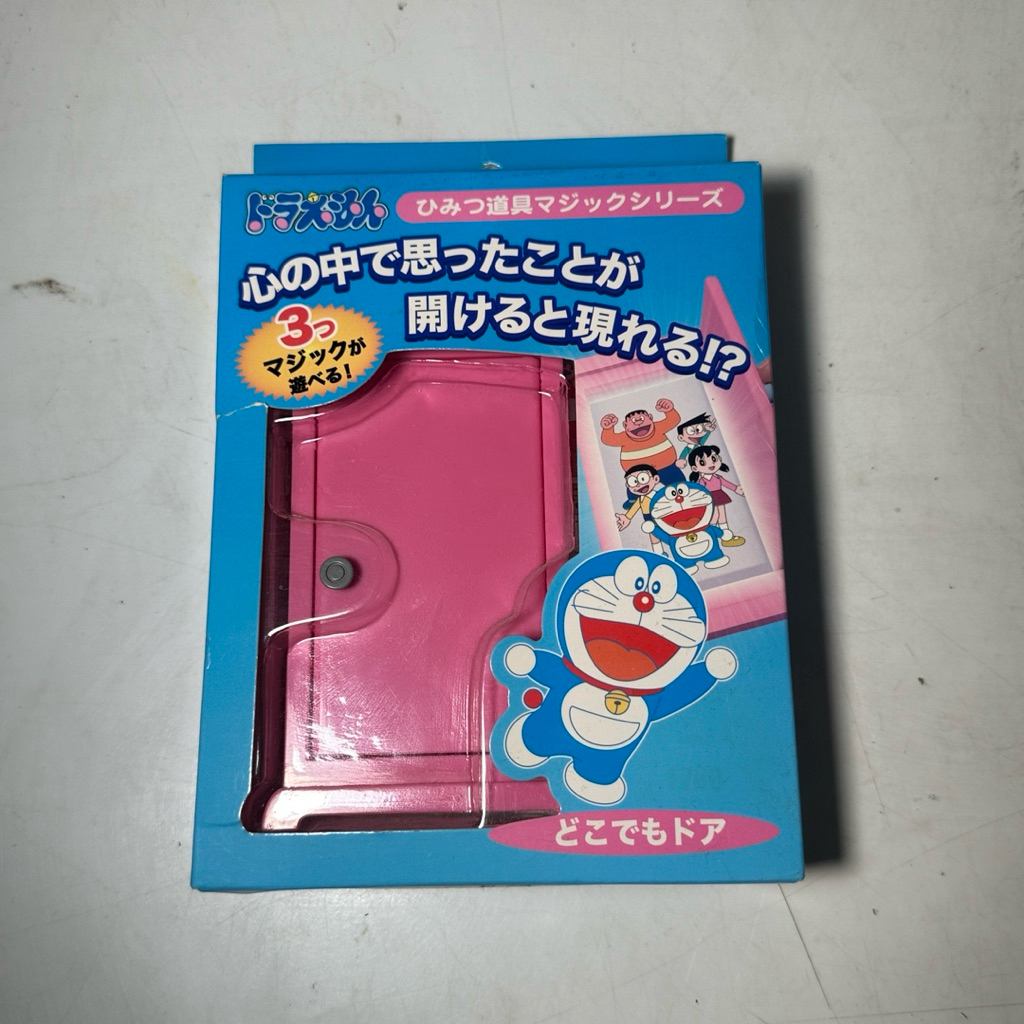 doraemon anywhere door toys secret gadget magic trick japan original card holder