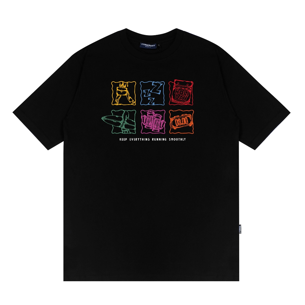 ETERNALWORKS - T-shirt Smoothly Black