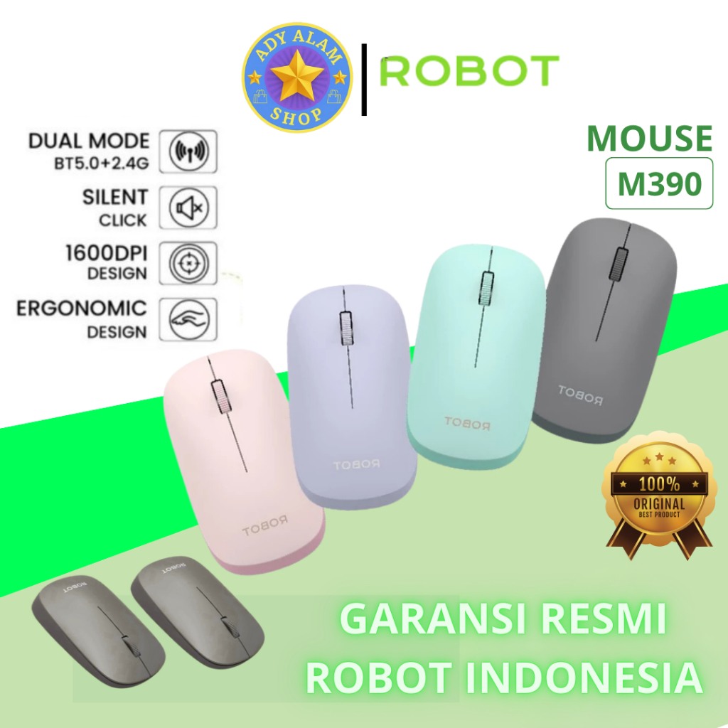 Harga robot m390 mouse bluetooth Terbaru Jun 2026 | BigGo Indonesia