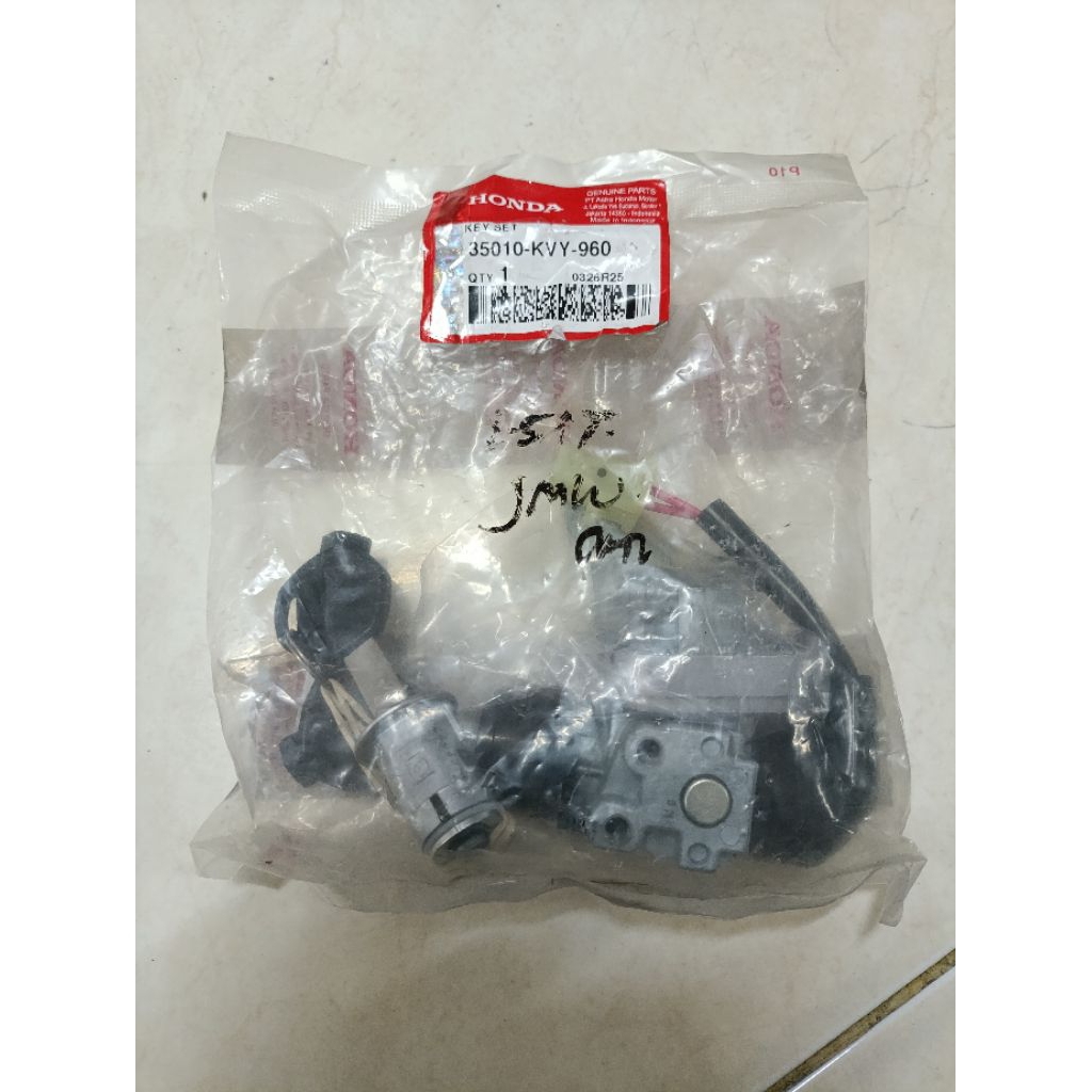 KUNCI KONTAK SET JOK BEAT KARBU NEW ORIGINAL ASLI AHM
