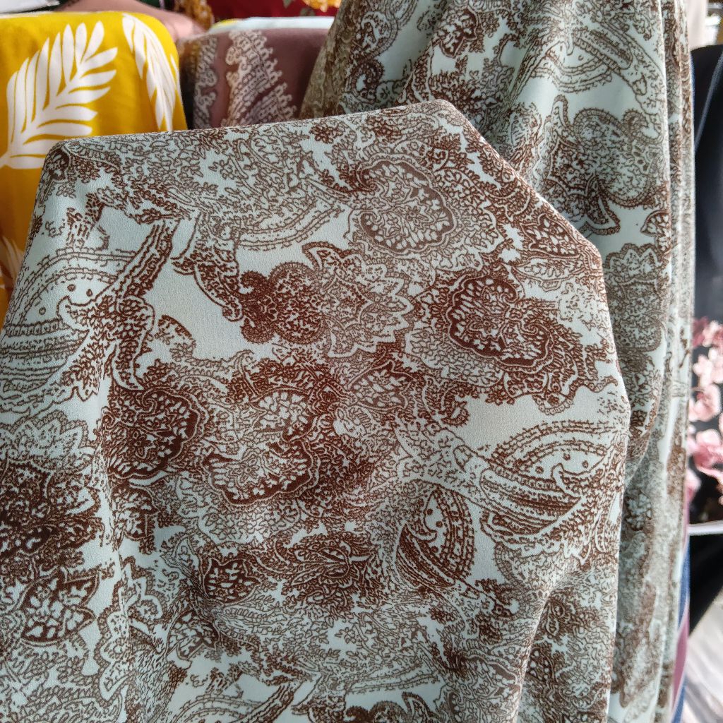 kain silk motif - kain silk sutra motif abstrak premium - kain silk luxury - kain silk original pj