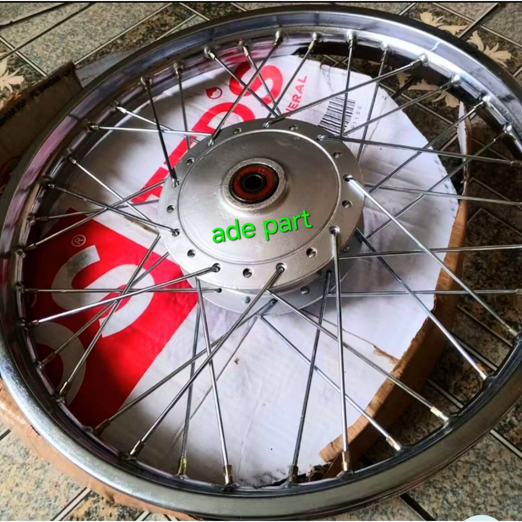 Velg Roda Depan Honda Grand Prima Supra lama Original Second