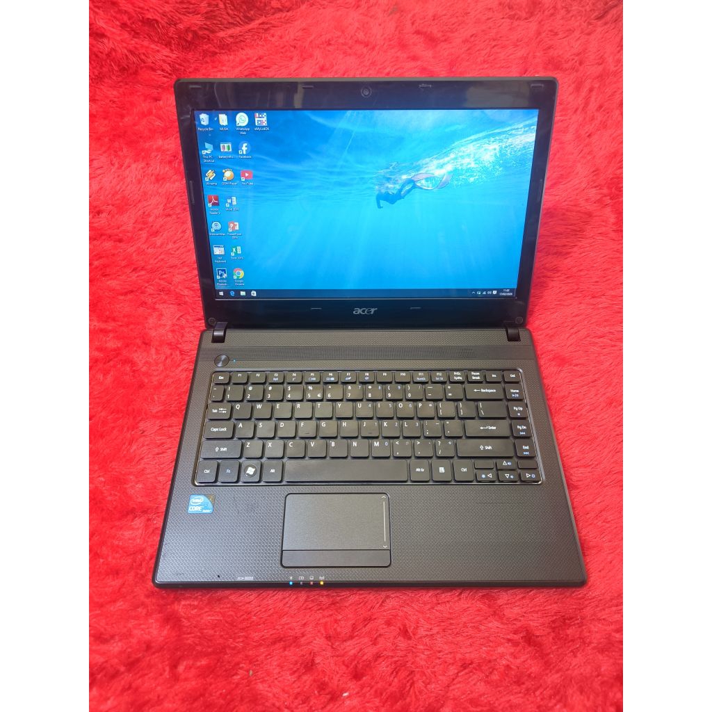 LAPTOP ACER ASPIRE 4738Z KENCANG.INTEL CORE I3,RAM 8 GB,HDD 320 GB