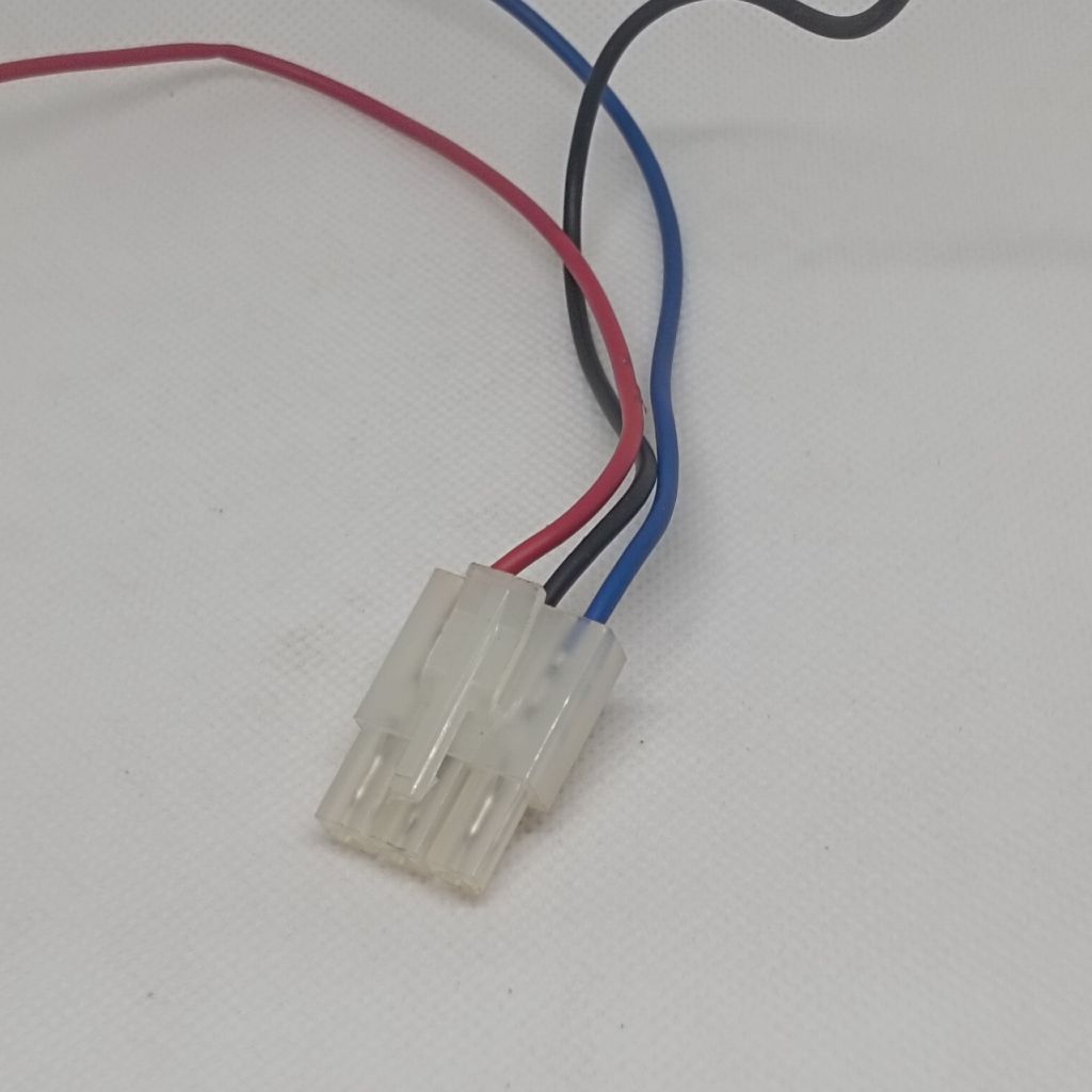 soket rc 3pin putih untuk PCB kabel 17cm mobil remot