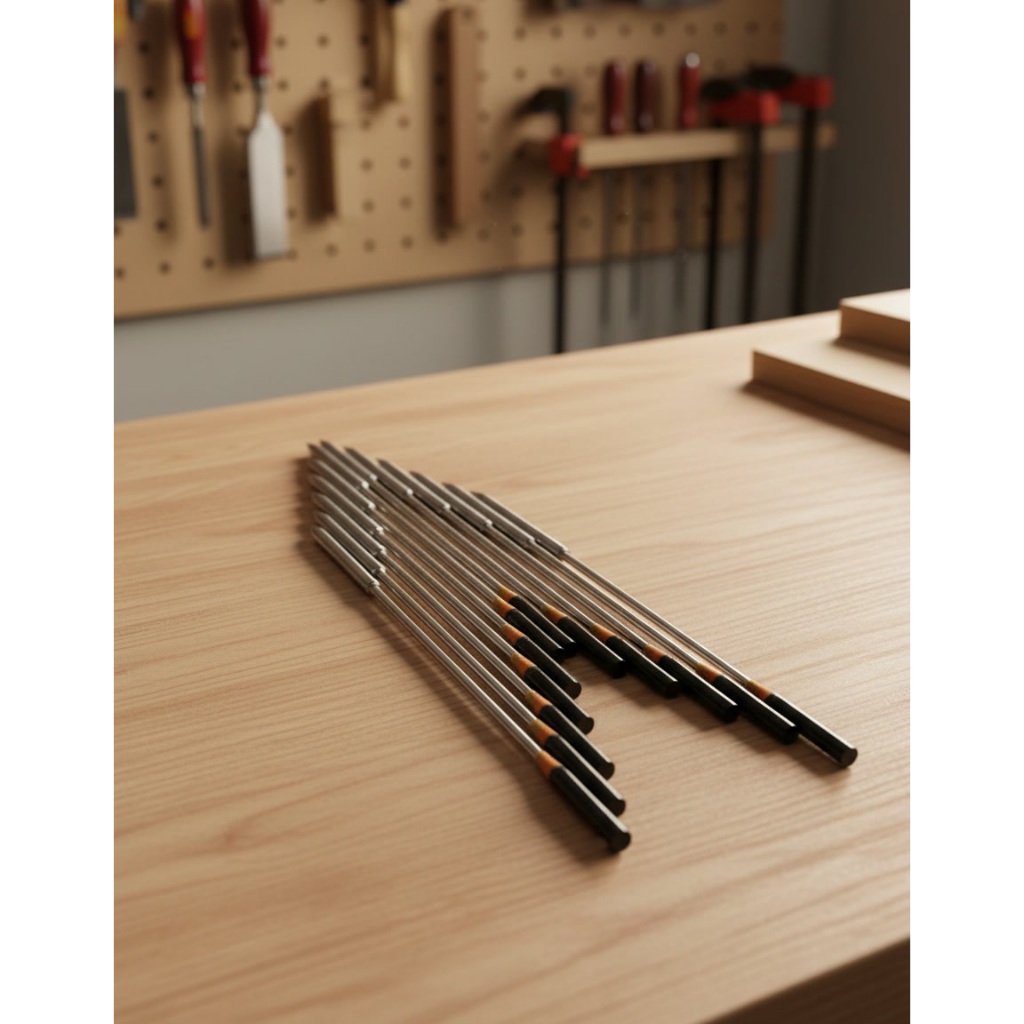 (isi 10 biji ) Mata Paser Ikan Logam 6mm x 10 cm Premium Anti Karat Tajam Awet