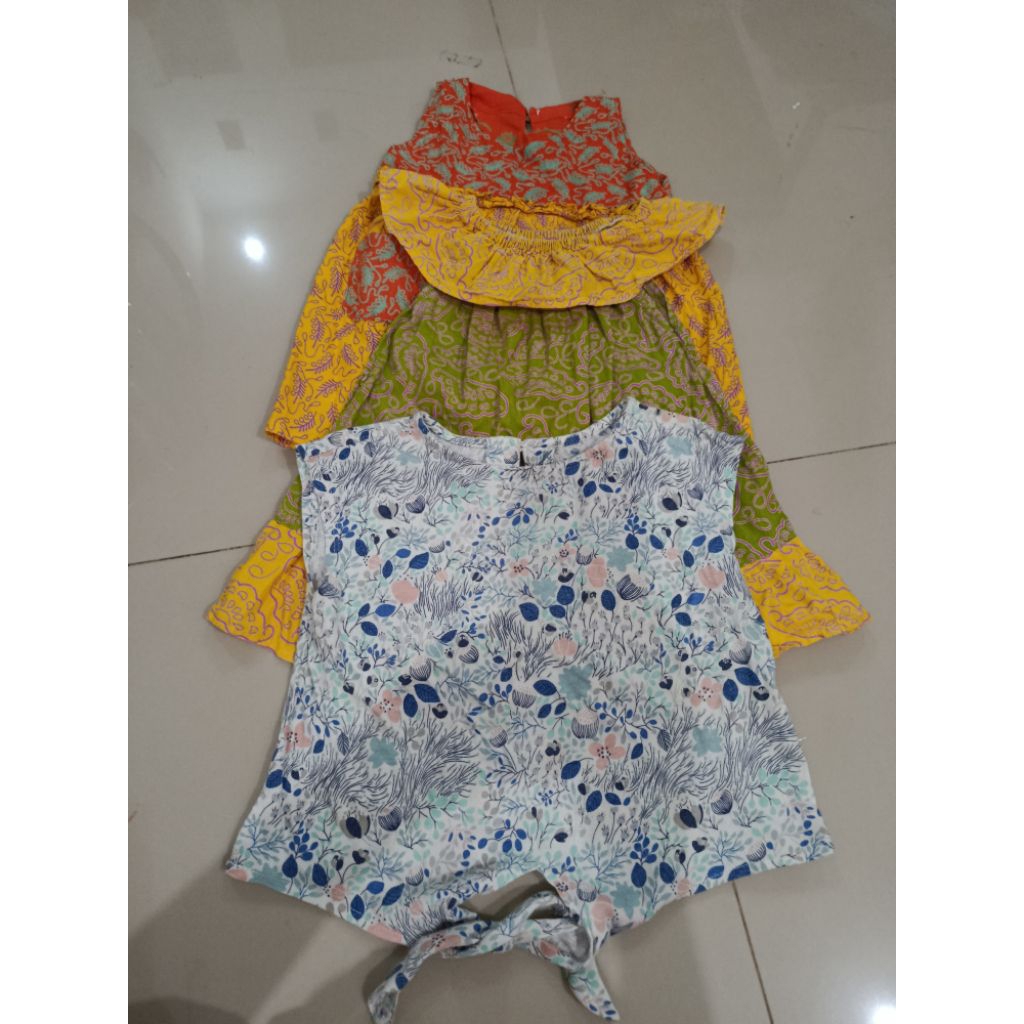 preloved daster n kaos anak