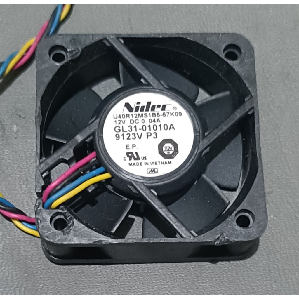 KİPAS FAN DC 4X4 12V 0.04A TEBAL 1.5CM 4KABEL