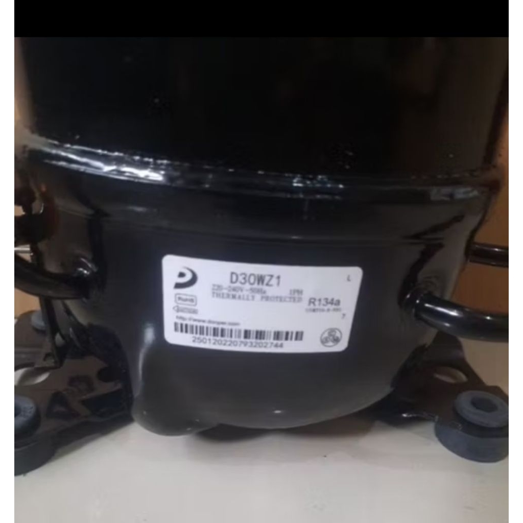 Compressor kulkas 1 pintu 1/8 SHARP DONPER D30WZ1 ORIGINAL DAN BARU