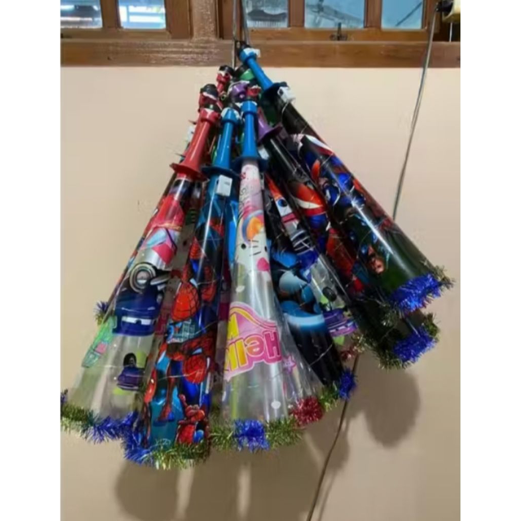 Terompet lampu LED nyala kerlap kerlip