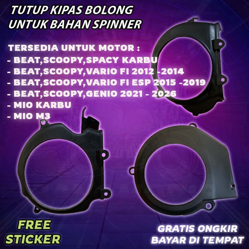 [PROMO] TUTUP KIPAS BOLONG BAHAN SPINNER COVER KIPAS BAHAN SPINNER TUTUP KIPAS BEAT CBS TUTUP KIPAS 