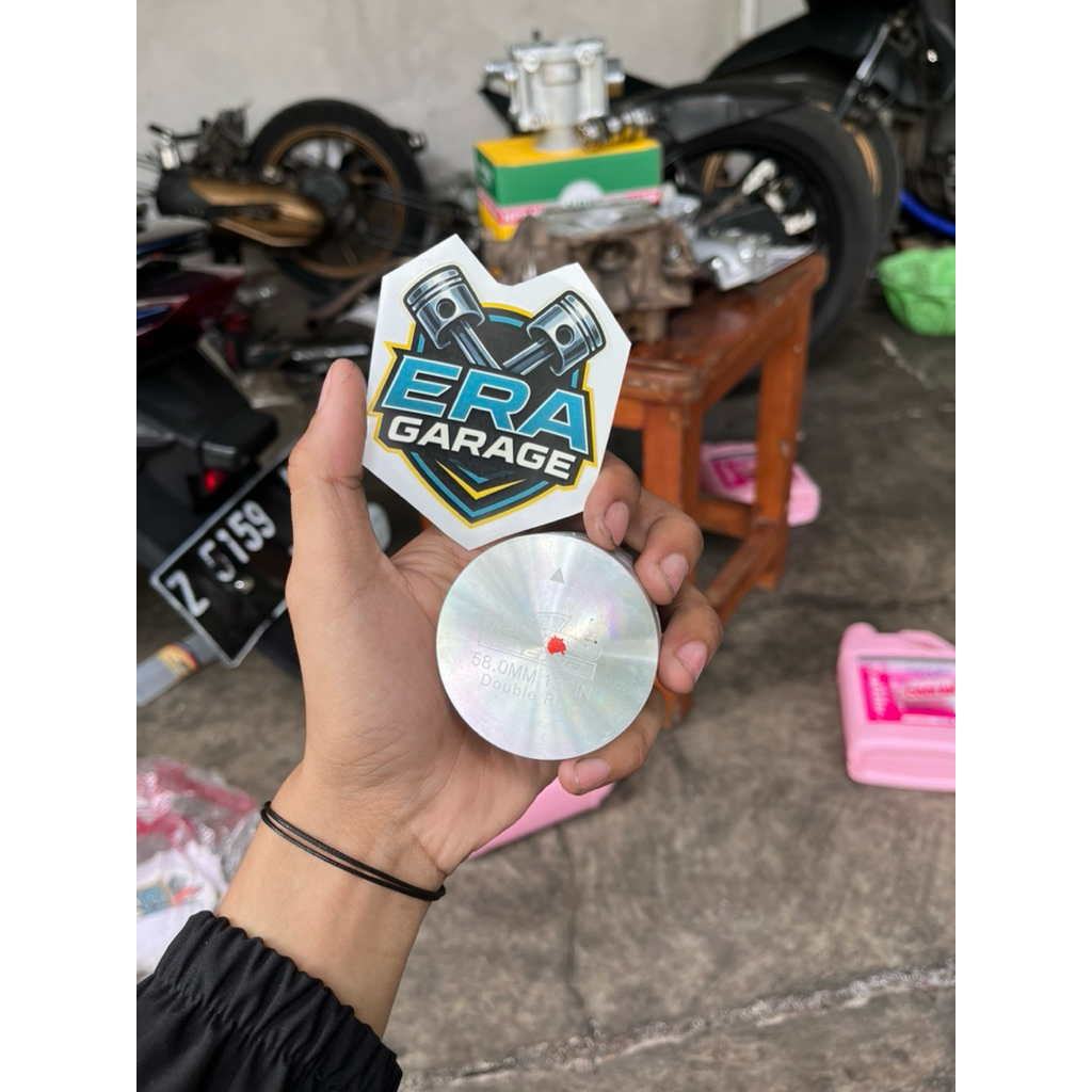 era.garage Seher Piston FIM 53 54 54,5 55 55,5 FIM Mentah Kustom Req Kompresi untuk vario 125 Pen 13