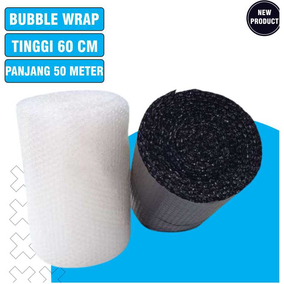 bubble wrap ukuran 60 cm x 50 meter khusus wilayah cirebon