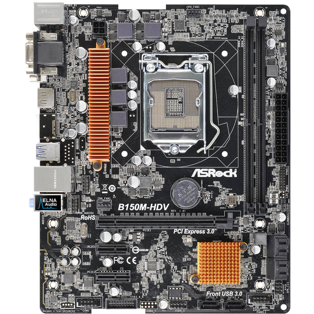 Mainboard (1151)  Merk ASROK Slot Ram 2 Gen 6 7 Bagus