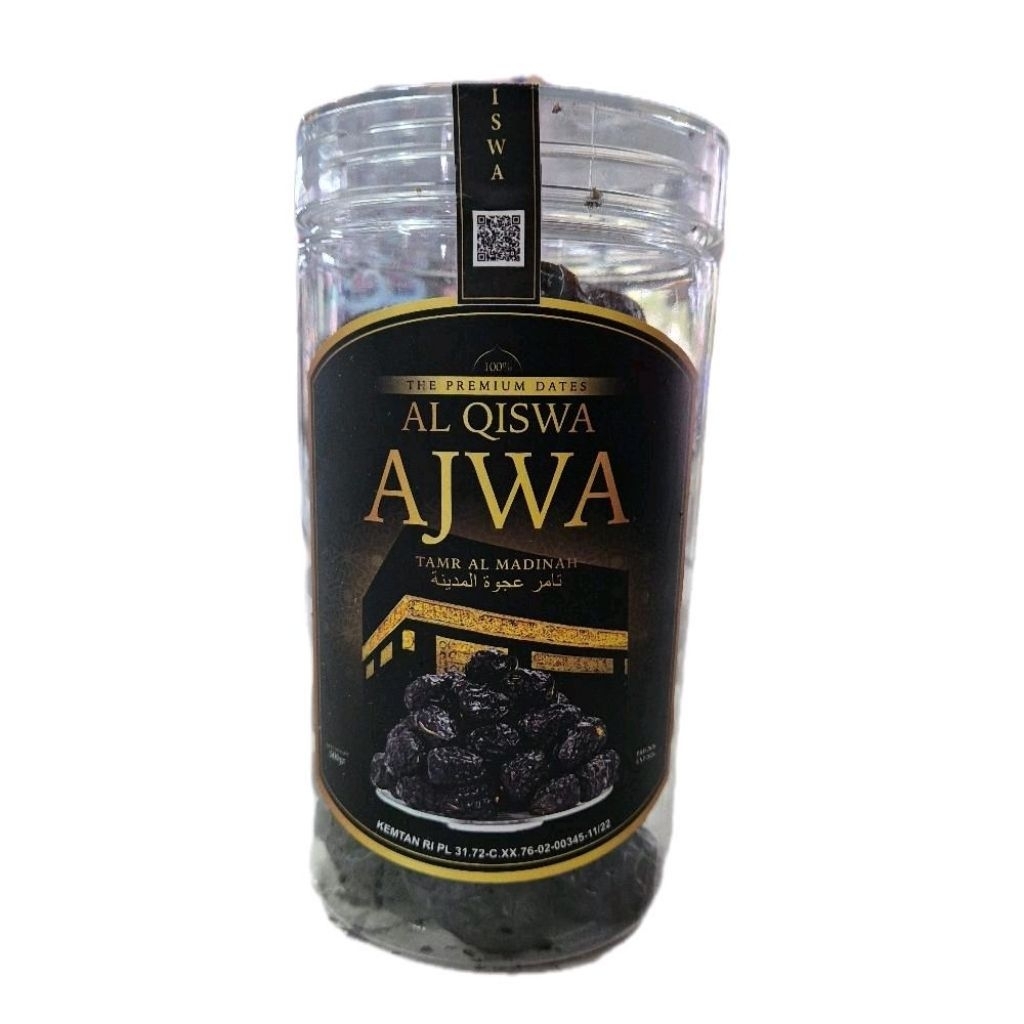 Kurma Ajwa Toples 500 gram Manis Enak