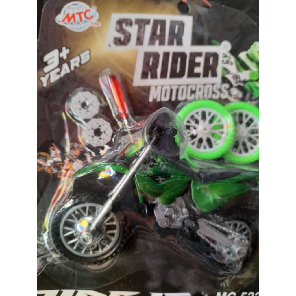 mainan anak-anak sepeda motor trail trailer